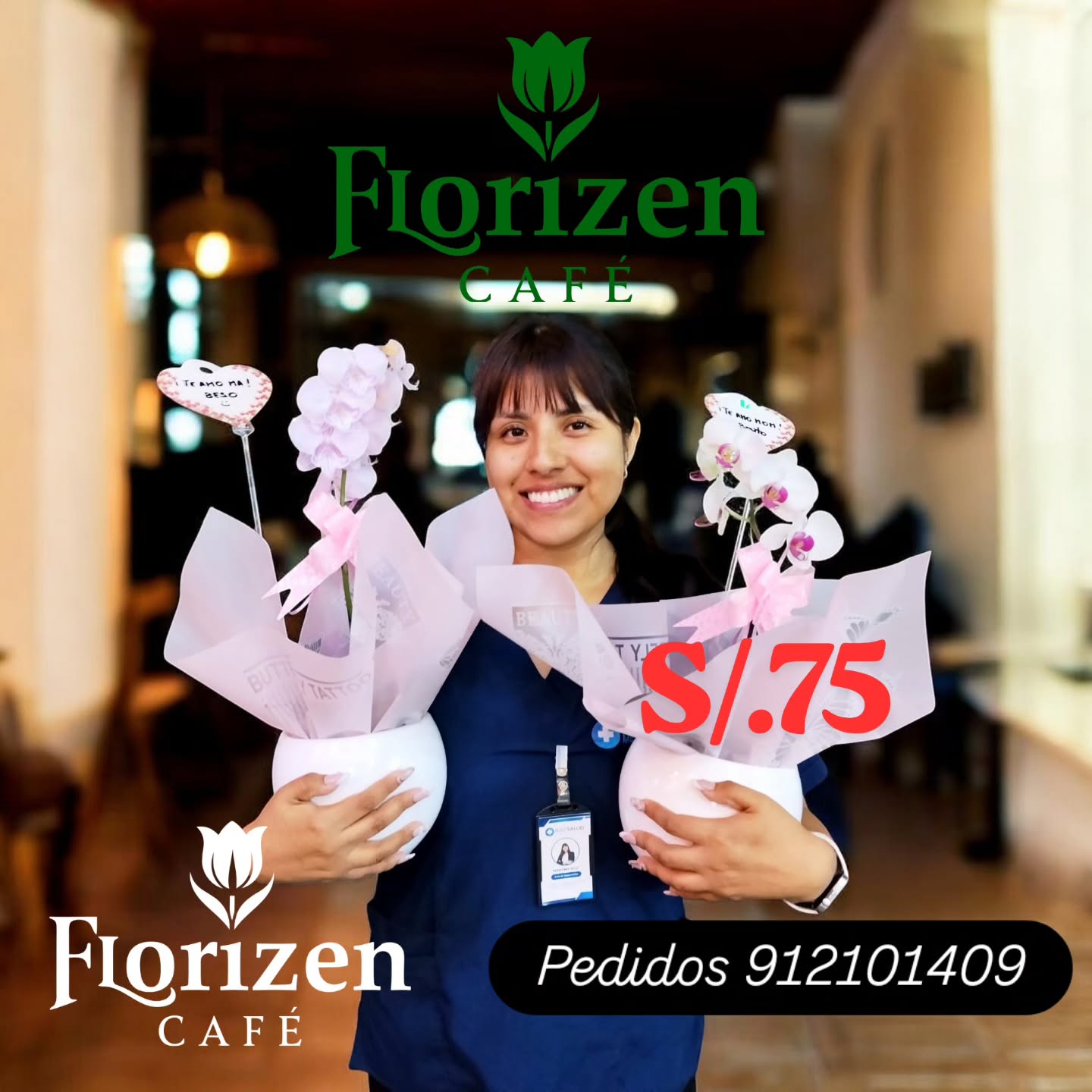 Publicación de Florizen Café en Instagram