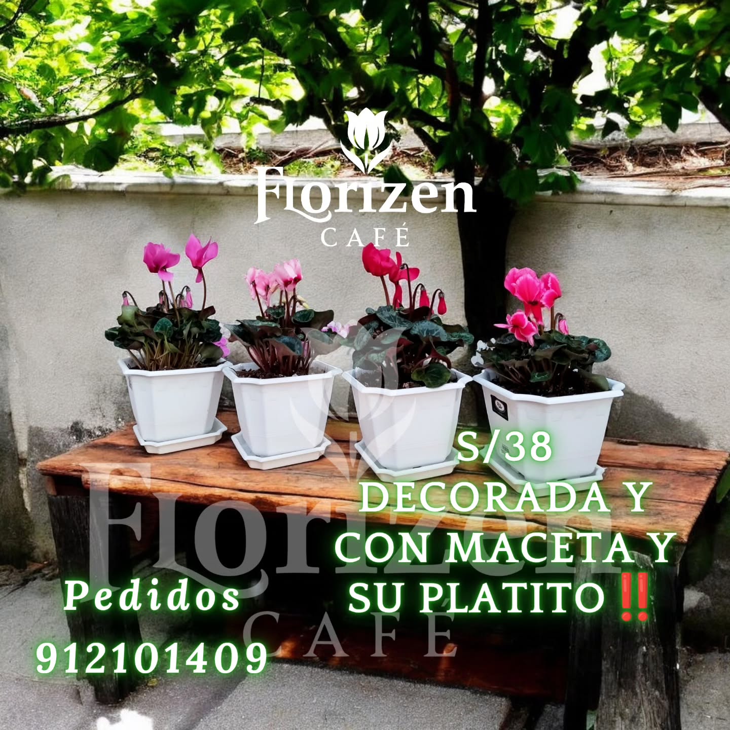 Publicación de Florizen Café en Instagram
