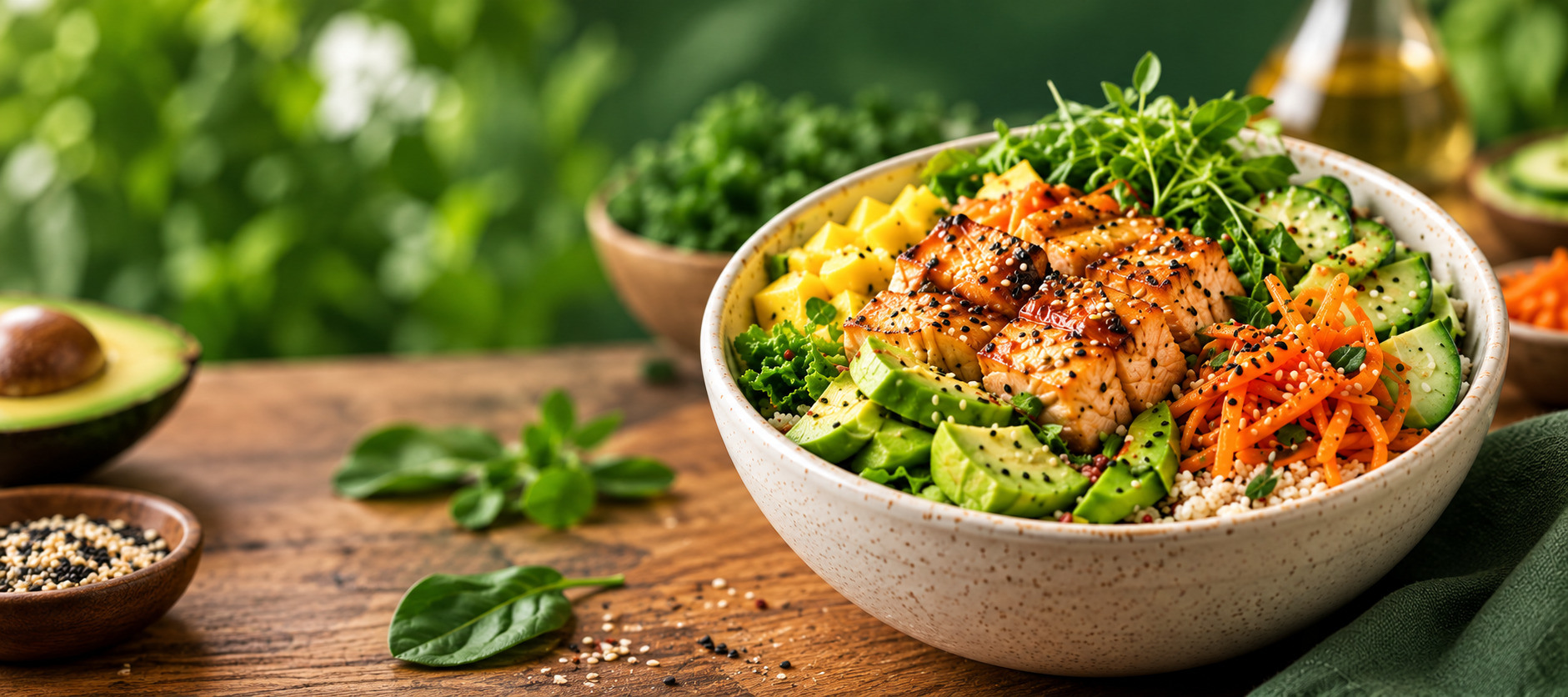 Bowl de comida fit de Florizen Café